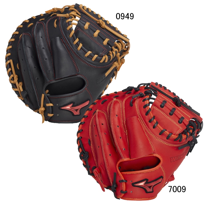 軟式用WILL DRIVE RED 捕手用：B-D型 野球 一般 軟式 ミット グローブ キャッチャー 25SS(1AJCR32800)