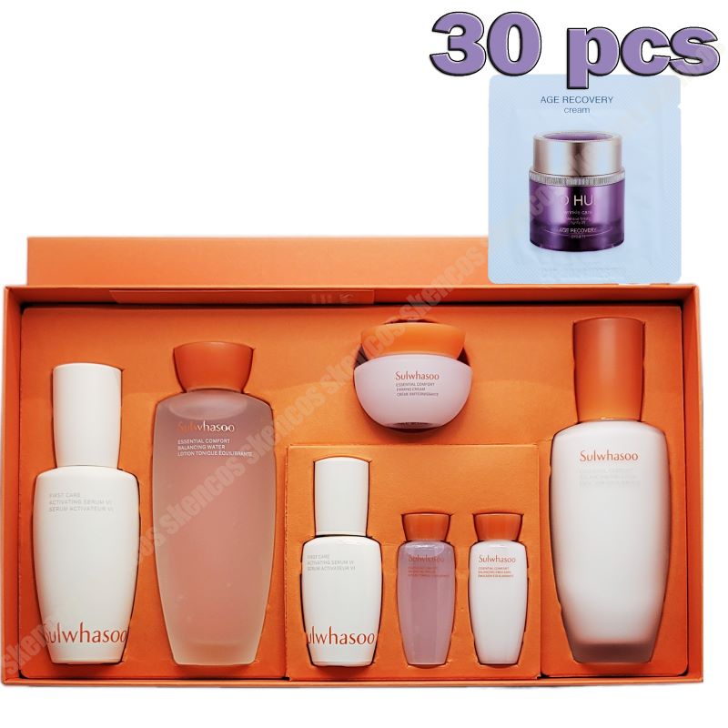 滋陰(ジャウム)3種 企画セット/トナー/ローション/潤燥エッセン60ml+15ml+O HUI Age Recovery クリーム 30EA/30mlサンプル