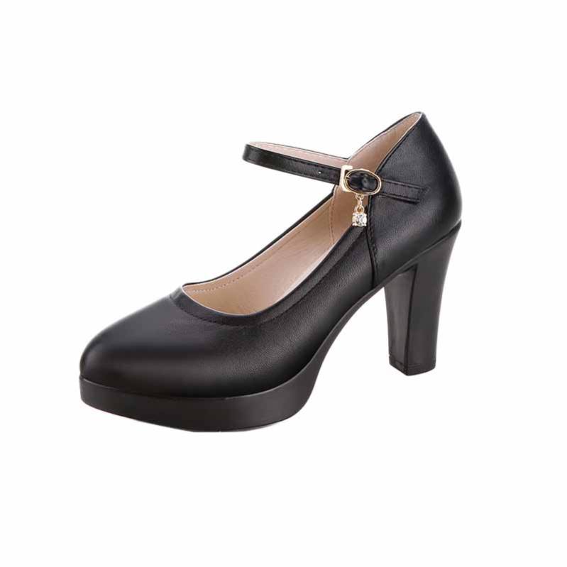 1000円OFFクーポン 太ヒールパンプス 結婚式 パンプス アンクルストラップ 黒 白 ヒール8cm ラウンドトゥ 22.5-25.5cmサイズ展開 結婚式 卒業式 入学式 パーティー パンプス 脱