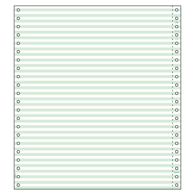 ヒサゴ　ストックフォーム10×11ヨコアミグリーン2P　GB122