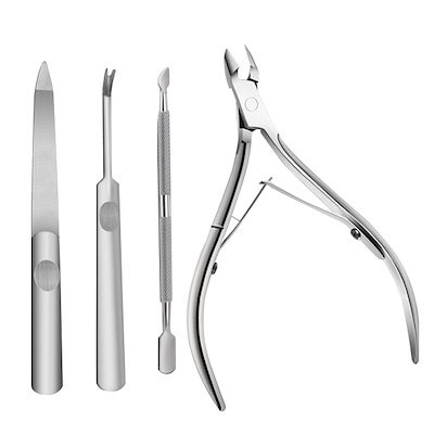 Qoo10] キューティクルニッパー 4点セット【皮収