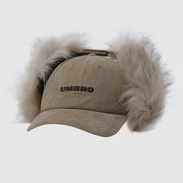 コーデュロイファーイヤフラップキャップ TAUPE UQ423CCPN3 TUP0 9,740円