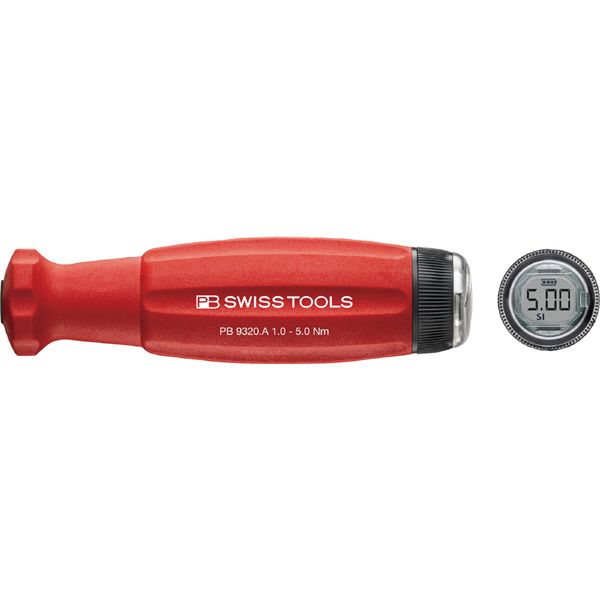 PB SWISS TOOLS ピービースイスツールズ デジタルトルクハンドルV02 トルク調整範囲（Nm）1.0-5.0 9320.A1.0-5.0JCBB