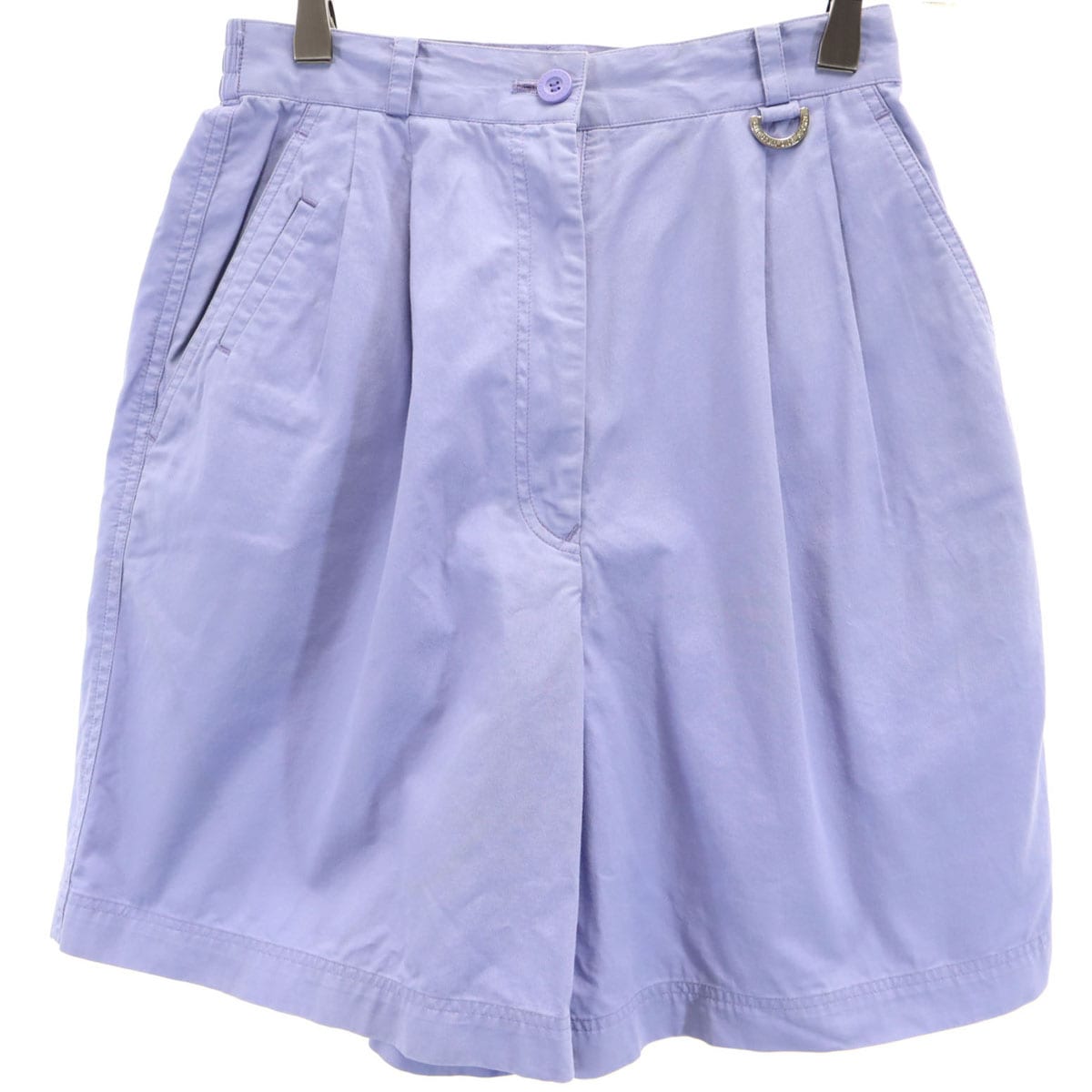 Christian Dior SPORTS クリスチャンディオールスポーツ 90s オールド タック ハーフパンツ M パープル系 レディース 古着