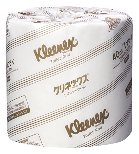 ケース販売 業務用 クレシア クリネックス トイレットロール 40m ダブル (100%バージンパルプ やわらかな肌ざわりのプレミアム品質) 1