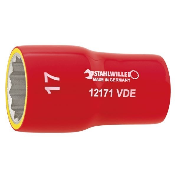 STAHLWILLE スタビレー 3/8SQ 1000V絶縁ソケット 18mm 12171VDE-18 工具 ツール DIY 作業工具