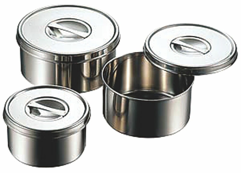 （まとめ買い）大屋金属 18-8丸型ヤクミ入れ ツマミ付 21cm [x3]