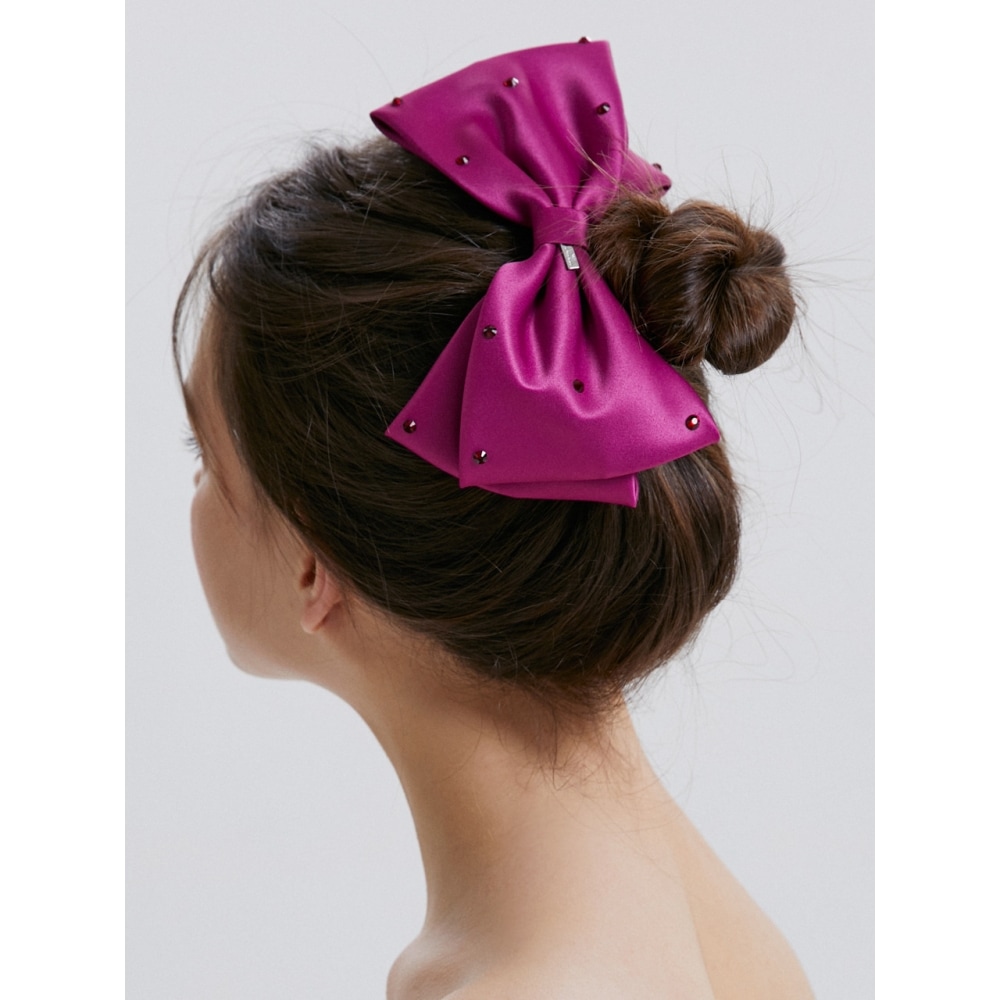 ジャンポールクラリスカラーストーンリボンオートピン JP 24 434AB