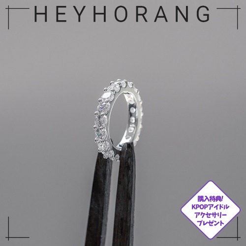 HEYHORANG公式取引店 925 Silver Eternity Silver リング TREASURE着用