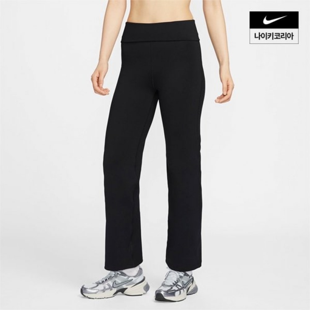女性用ナイキワンドライフィットハイウエストフォールドオーバーパンツ FV7849-010