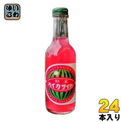友桝飲料 熊本すいかサイダー 245ml 瓶 24本入