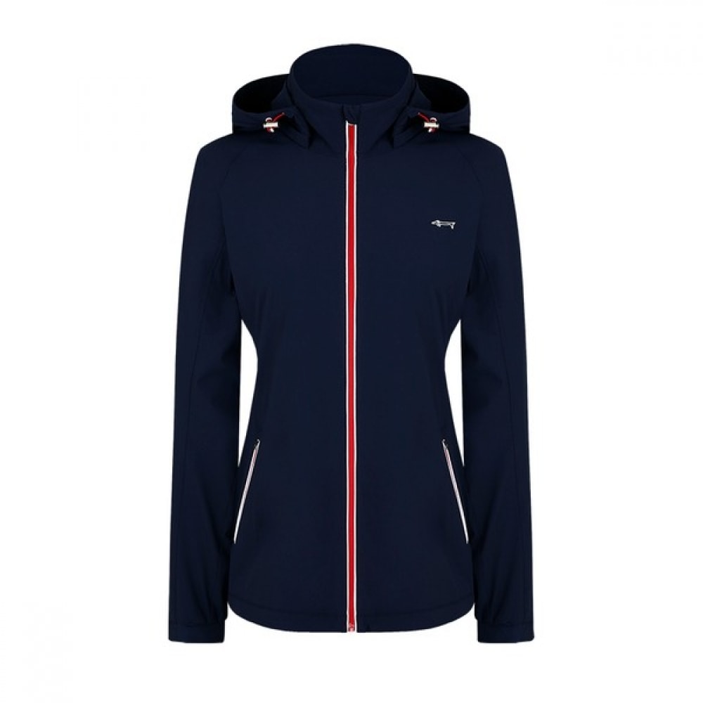 [ルイカステル] レディースベーシックインシジョンポイントベーシックフィットレディースジャンパー