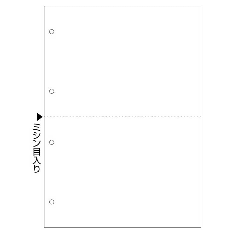 （まとめ買い）FSC（R）認証 マルチプリンタ帳票 複写タイプ A4 ノーカーボン 白紙 2面 4穴 1200枚大入 FSCF2003Z [x3]