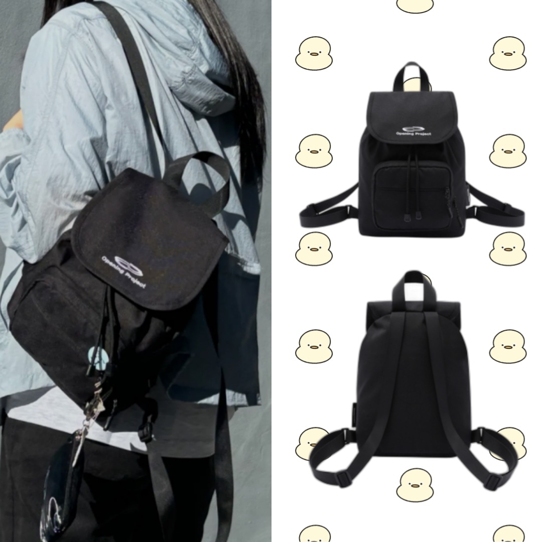 Mini Pocket Backpack - Black