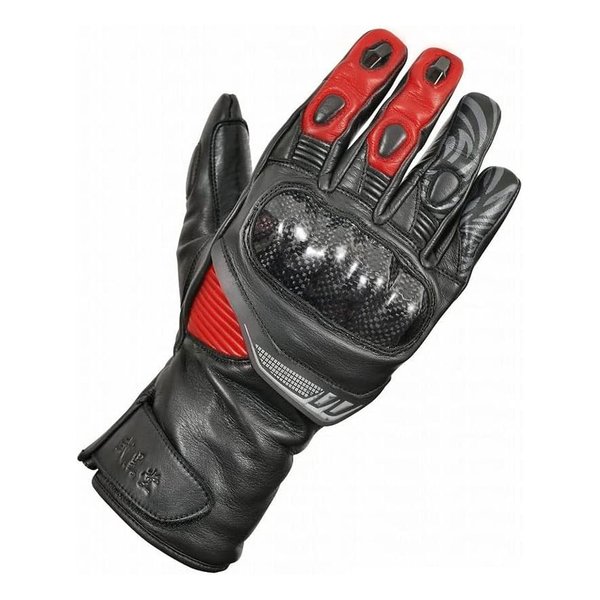弐黒堂 スピードライドウィンターレザーグローブ WBGN-222 ブラック/レッド Mサイズ WBGN-222-BK/RD-M