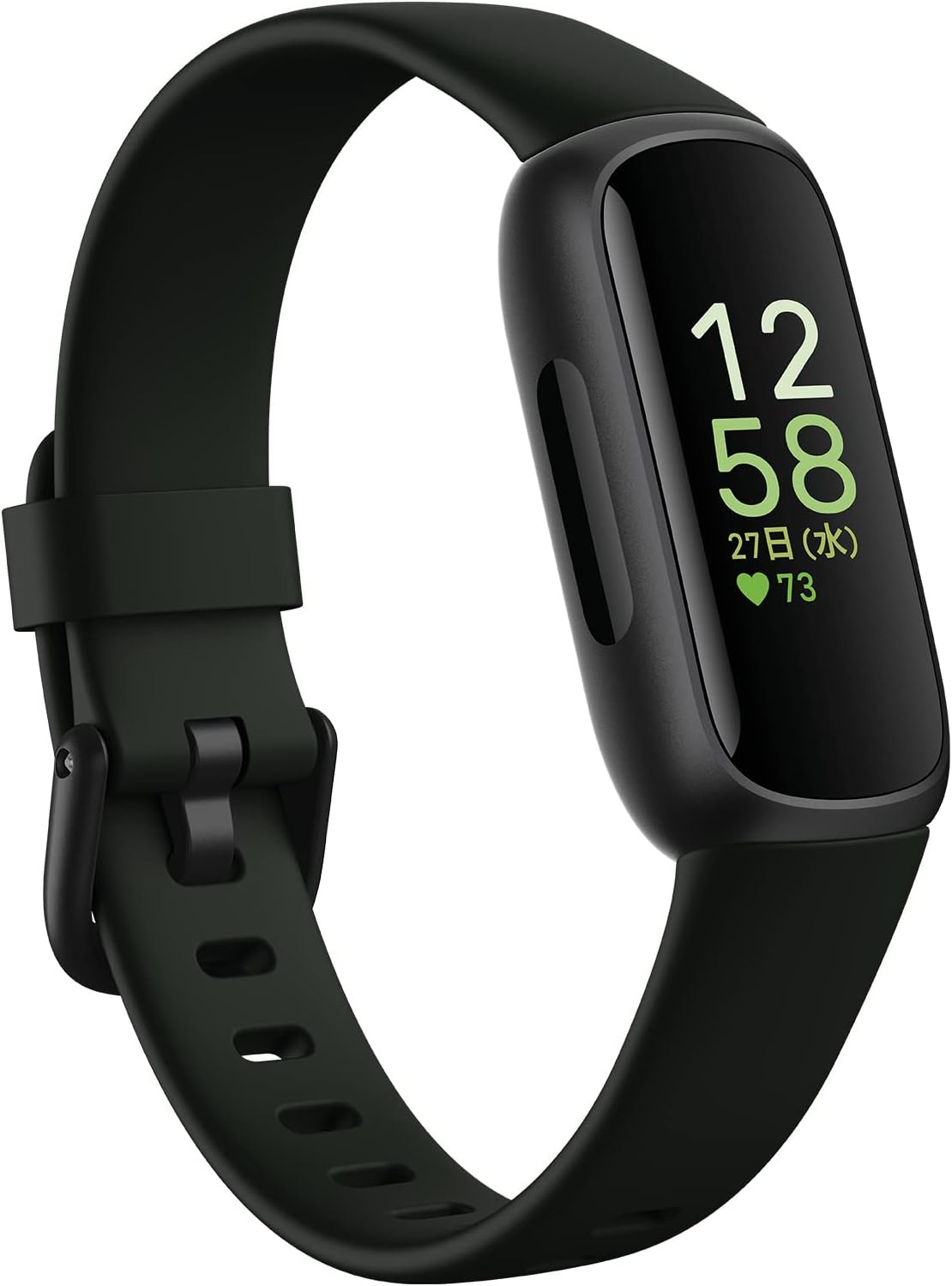 Fitbit Inspire 3 フィットネストラッカ― ミッドナイトゼン／ブラック スマートウォッチ/iPhone対応/アンドロイド対応/最大10日間のバッテリー/心拍計/睡眠スコア [日本正規品]