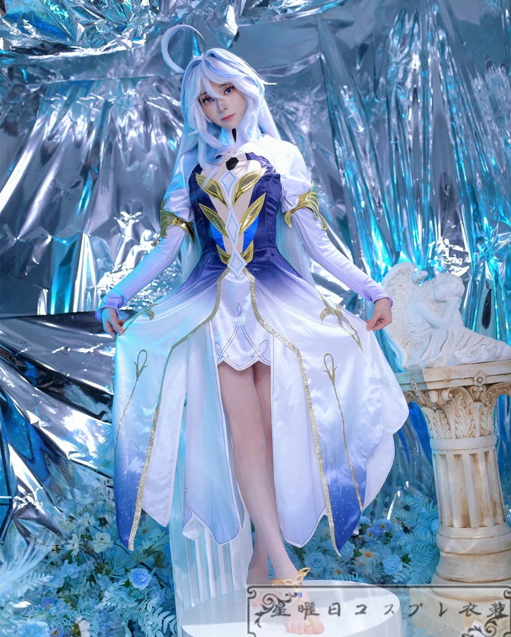 原神 げんしん Genshin Furina フリーナと会話する 罪人の円舞曲 フリーナ コスプレ衣装 コスチューム ハロウィン 変装 仮装