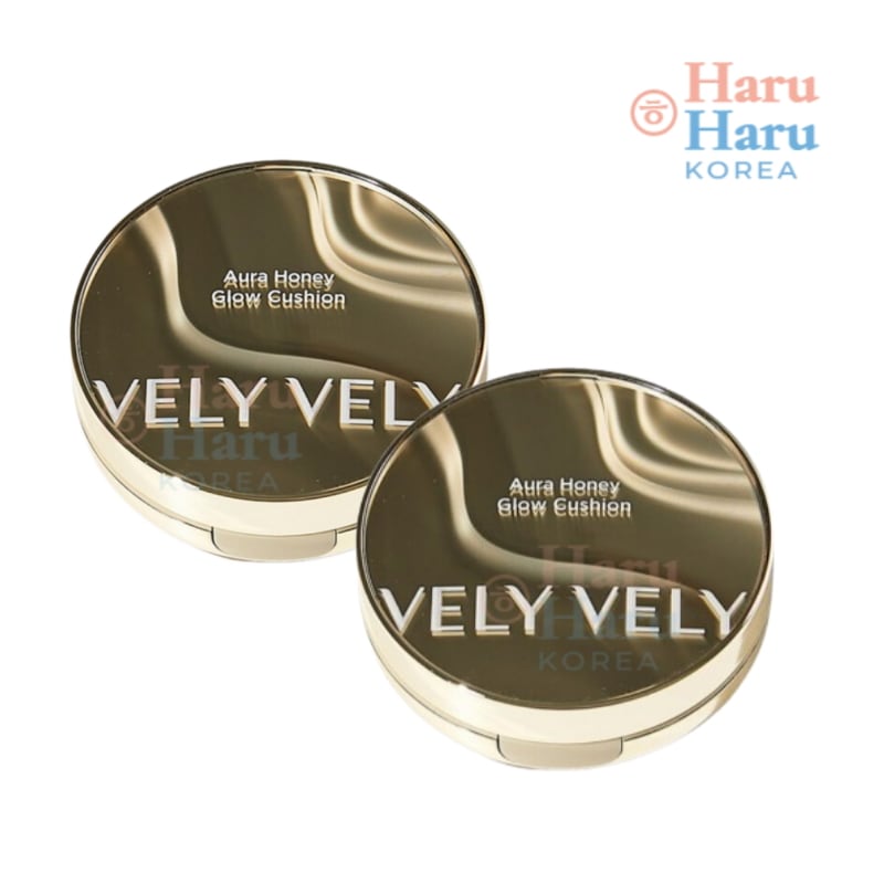 【リニューアル/The New1 + 1】オーラハニーグロークッション クッションファンデ 本品 2個/はちみつツヤ肌クッションファンデ 光彩 蜜光 超密着 なめらか 完璧カバー 毛穴カバー カバー力