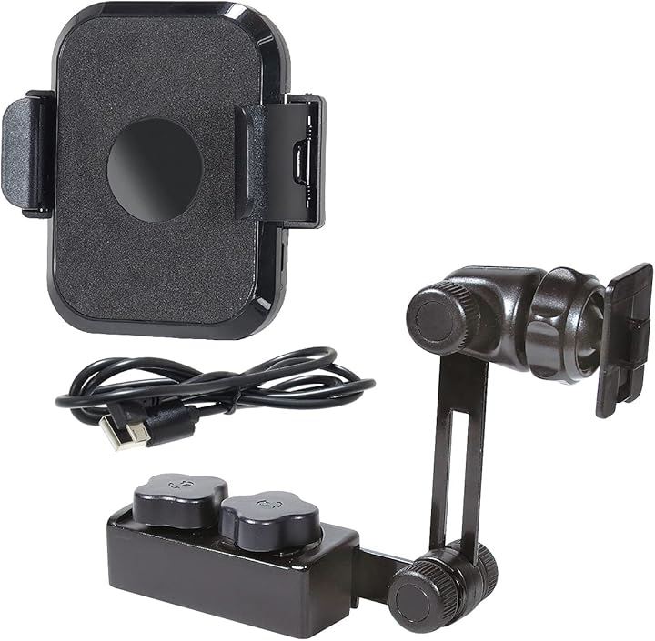 1DINボックス固定スタンド＋各種ホルダーセット BSA133 スマホホルダー1DIN固定スタンドセット (ブラック, ホルダー本体サイズ:90(高さ)x122(幅)