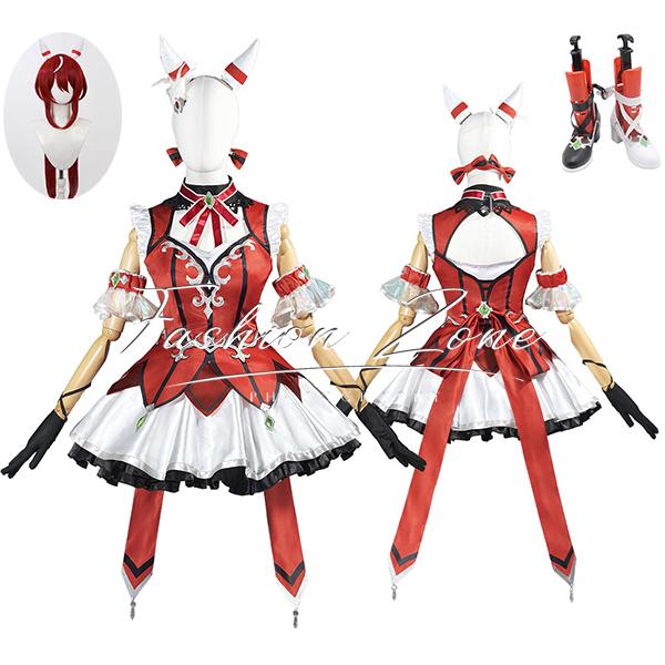 ウマ娘 プリティーダービー 風 ウインバリアシオン 勝負服 コスプレ衣装 ウィッグ 靴 cosplay ハロウィン 演出服 変装