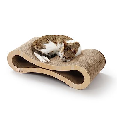 他サイト： by Amazon 猫壱 爪とぎ バリバリベッド 8 ライトブラウンの商品画像