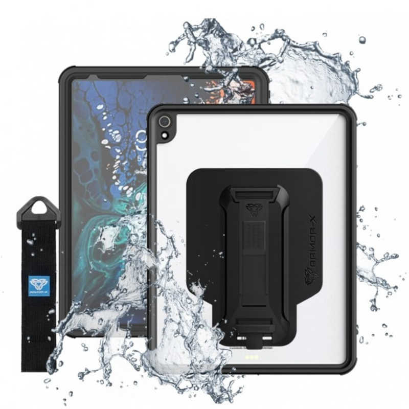ARMORX　12.9インチ iPad Pro(第3世代)用 Waterproof Protective Case With New Adaptor And Hand Strap　MXSA11S