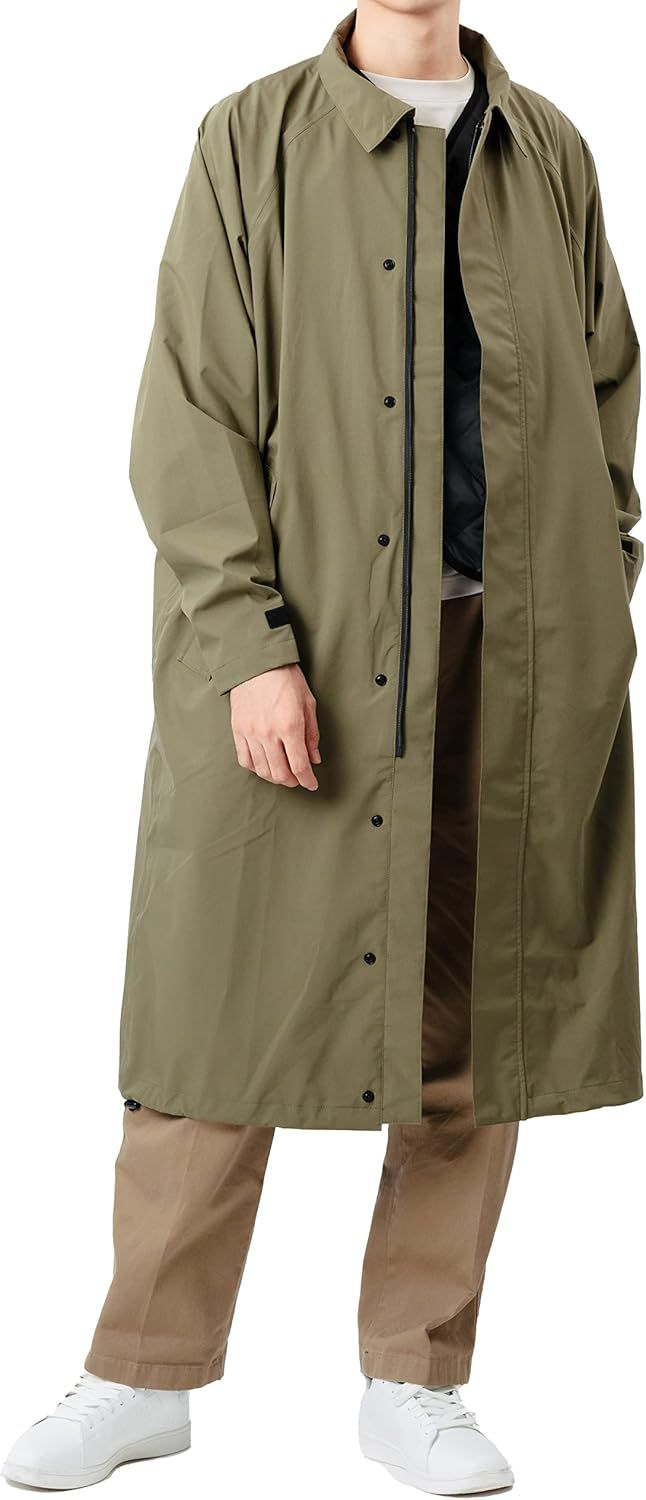 レインコート ステンカラーコート 男女兼用 晴雨兼用 防水 AH-300 3レイヤーステンカラーコート