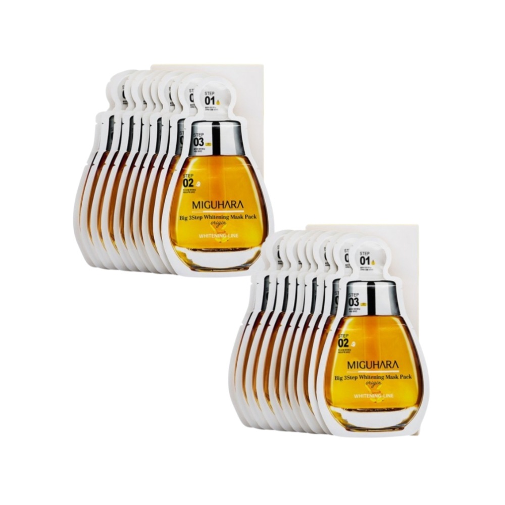 ビッグ3ステップwhiteningマスクパックオリジン1枚入20個