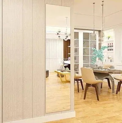 販促-送費無料姿見鏡 貼る鏡 30cmｘ30cm 4枚セット 離れても歪みなく ウォールミラー 高精細 ガラス製 飛散防止 全身鏡 貼る 壁掛け 賃貸 玄関 階段 トイレ シューズボックス 4,937円