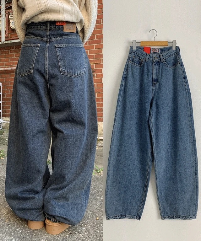 [OOTJ]ディテール デニム ワイドパンツ 5,279円