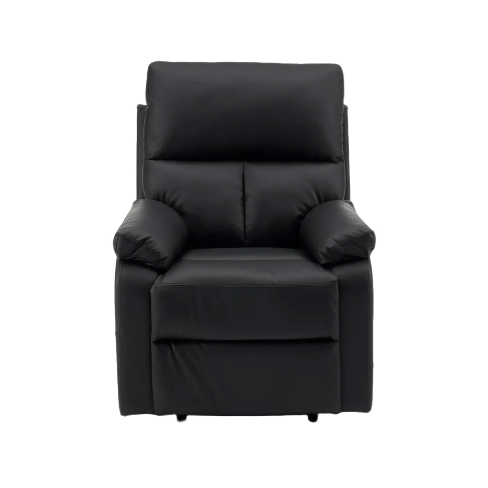 リクライニングソファー 165 調整 リクライニングソファ レバー オットマン一体型 1人掛け フットレスト付き モーションソファー 耐圧分散 ソファー リクライニングチェア 【ブラック】GG96G