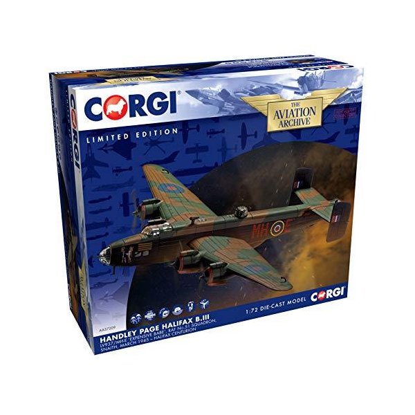 Corgi AA37209 Handley Page Halifax B.III LV937/MH-E Expensive Babe - RAF No.51 Squadron Snaith March