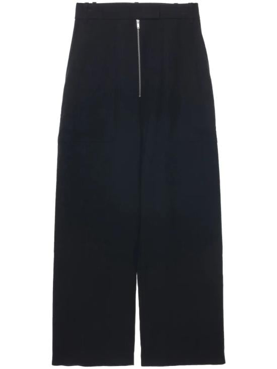 STUDIO NICHOLSON Women Straight Pants PRAVIN SNW 1572 DARKEST NAVY