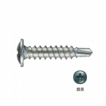 ステンレス カクテルビス 銀黒 4x20 500本入 712CGGS