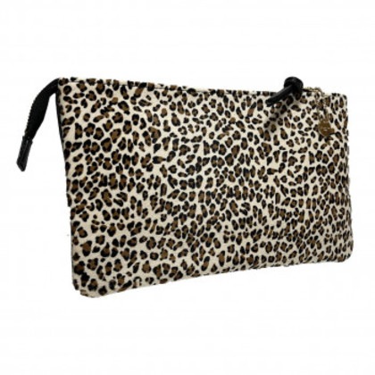 DAICO Pisoraro(ピソラロ) ハラコ お財布ポシェットショルダー LEOPARD-WH PR238