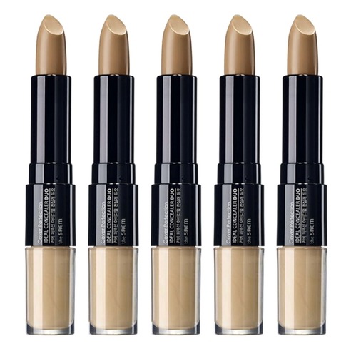 カバーパーフェクション イデアルデュアルコンシーラー, 2号リッチベージュ, 5個