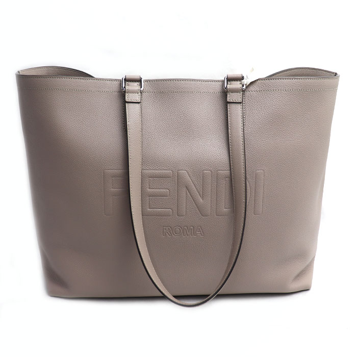 FENDI フェンディ ゴー トゥー ショッパー トートバッグ CORDA+PAL(グレー系) 7VA610 ARD9 F04Y9 レディース 中古 極美品