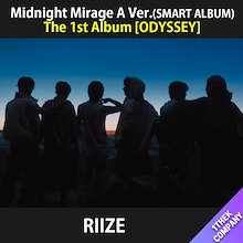 [バージョン選択]（(Midnight Mirage A Ver./B ver.) SMART ALBUM）RIIZE The 1st Album [ODYSSEY]
