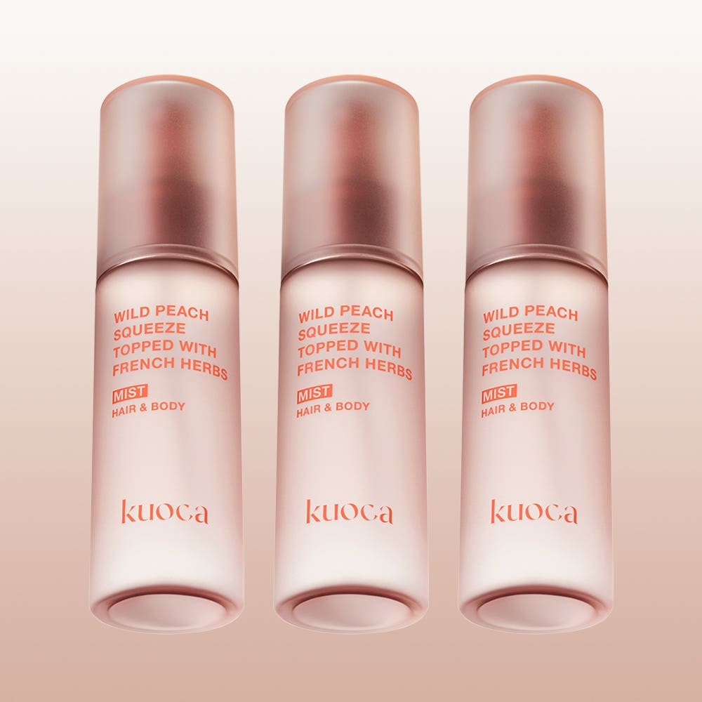 韓国コスメ ワイルドピーチ ヘア&ボディ パフュームミスト 50ml×3本 フレグランスミスト いい香り 桃 大容量 全身 ユニセックス 持ち運び 香水代わり まとめ買い プレゼント ギフト 人気