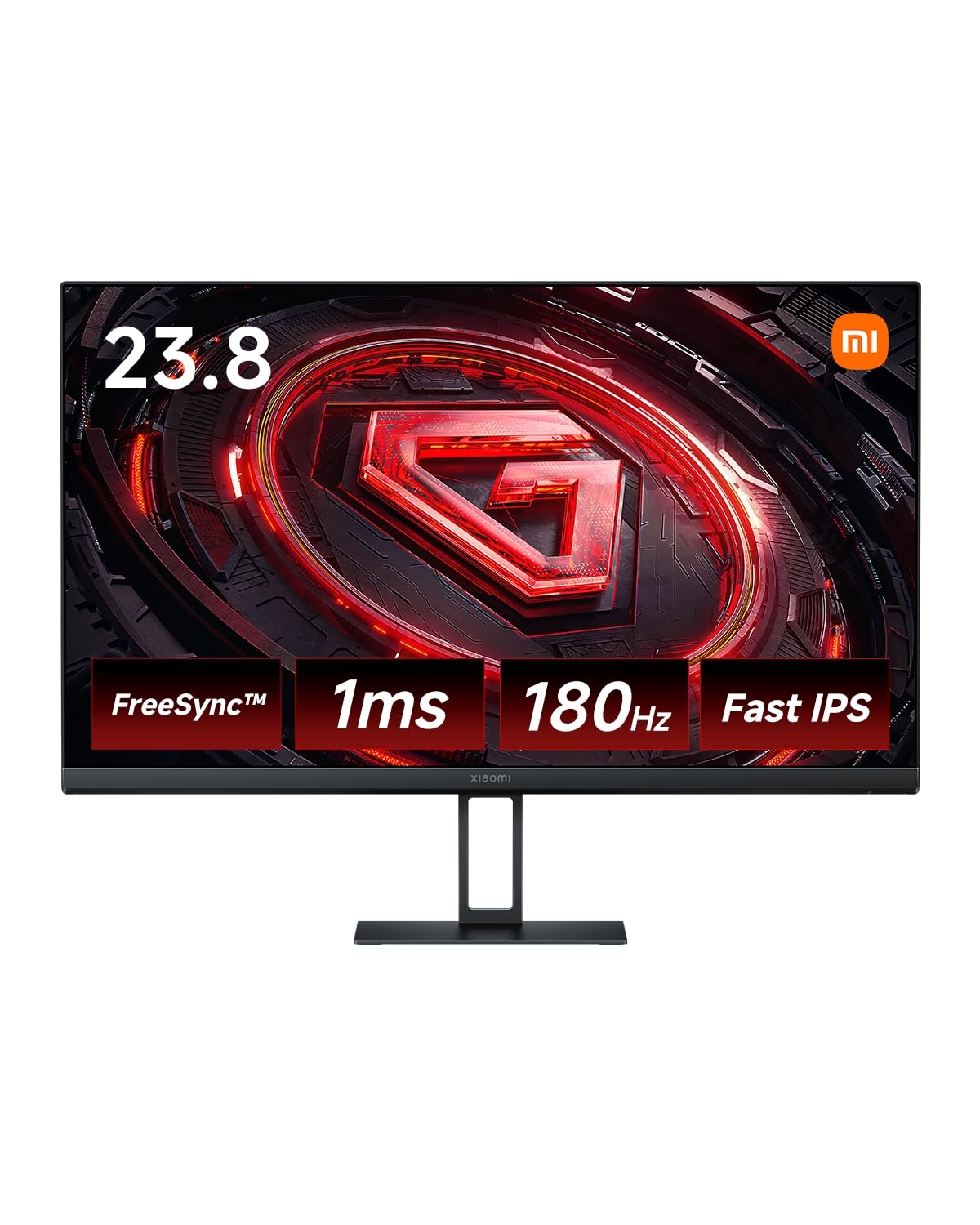Xiaomi ゲーミングモニター G24i 23.8インチディスプレイ Fast IPS LCD 1msGTG高速応答 180Hz FreeSyncティアリング防止 sRGB99% HDR 低ブルーラ