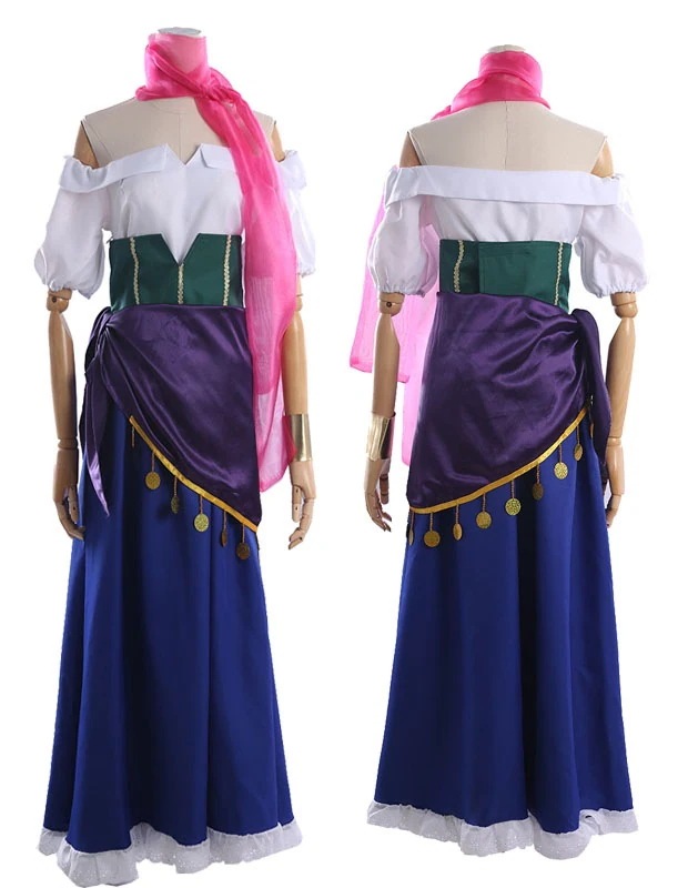 エスメラルダ コスプレ ドレス ノートルダムの鐘衣装 コスチューム 仮装 フルセット
