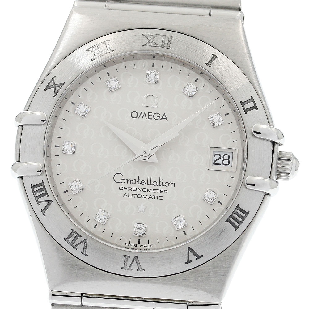 オメガ OMEGA 1504.35 コンステレーション 50周年 デイト 11Pダイヤ 自動巻き メンズ _922717【中古】