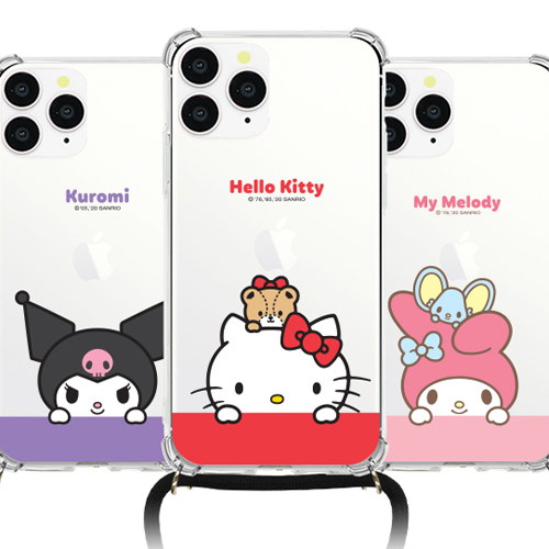 Qoo10] サンリオ ハローキティフレンズぶら下げフォンストラ