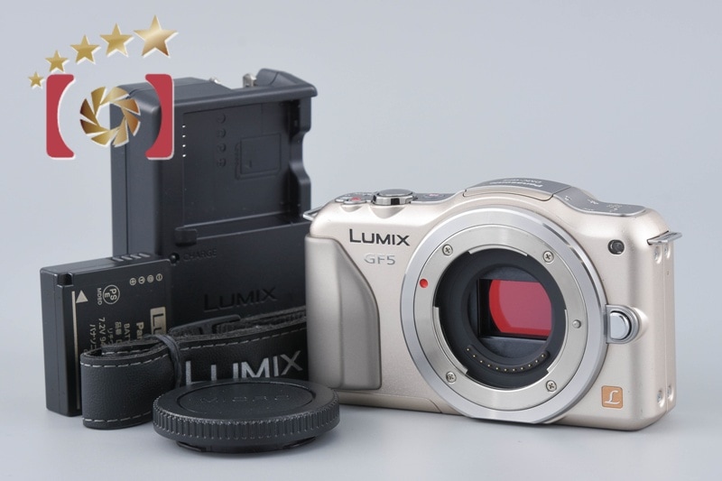 LUMIX DMC-GF5 シャンパンゴールド ミラーレス一眼カメラ シャッター回数僅少