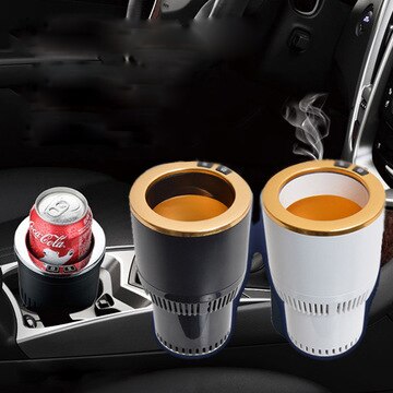 12v車のホットおよびコールドカップ冷蔵 ポータブルホットカップドリンクホルダー飲料クーラーミニサーマルケトル冷蔵庫 5,123円