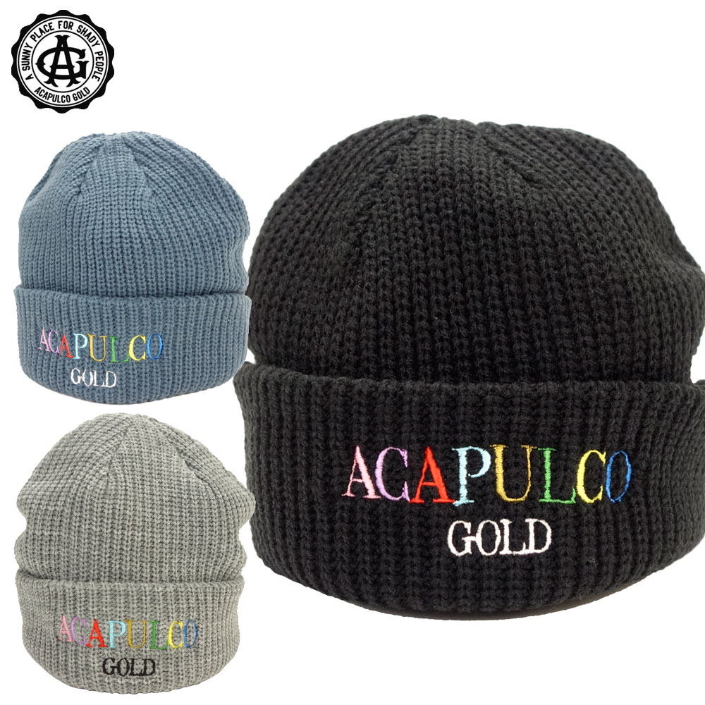 【Acapulco Gold/アカプルコゴールド】ビーニー ニットキャップ ケーブルニット/MULTI CABLE BEANIE