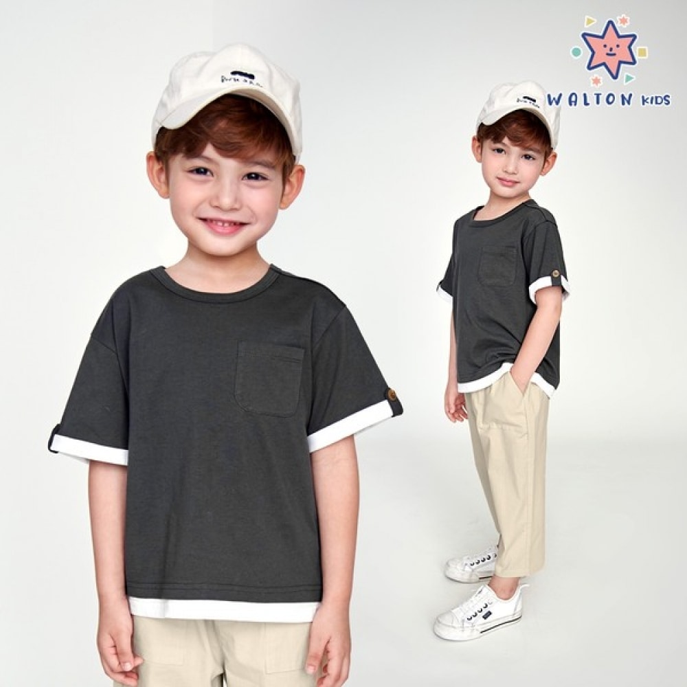 [ウォルトンキッズ] イージーウーブンパンツ上下