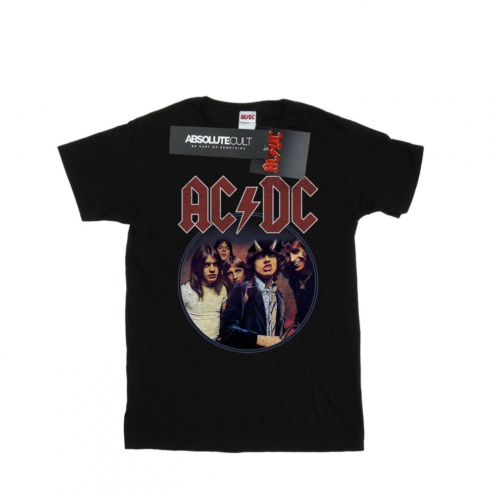 (英国より直送) AC/DC メンズハイウェイ・トゥ・ヘルサークル T シャツ