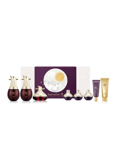 天参(チョンサム)サンユ3種特別企画セット 1SET(Emulsion 130ml, cream 25ml, eye cream 10ml*3ea, essence 20ml, cleansing f