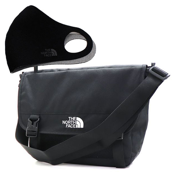 ショルダーバッグ マスクセット メンズ レディース MESSENGER BAG M ブラック NN2PQ01J BLK 送料無料